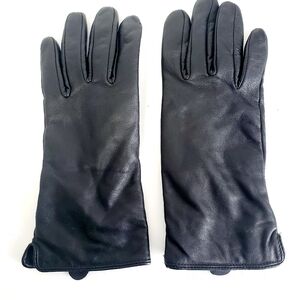 3M Thinsulate Black Leather Women's Gloves